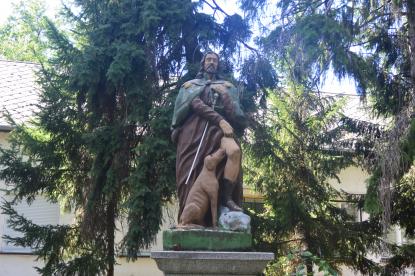 Szent Rókus szobor, Nagybaracska, 1888
